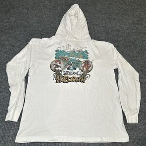 Vintage Rare 1985 GatorBowl Hoedown OSU vs FSU Long Sleeve‎ Hoodie Shirt Size L